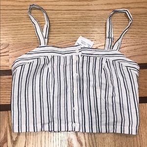Brandy Melville Striped crop top